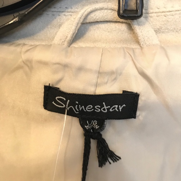 Beige suede jacket - Picture 3 of 3